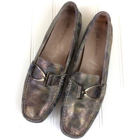 Anne Klein Metallic Camouflage Driving 